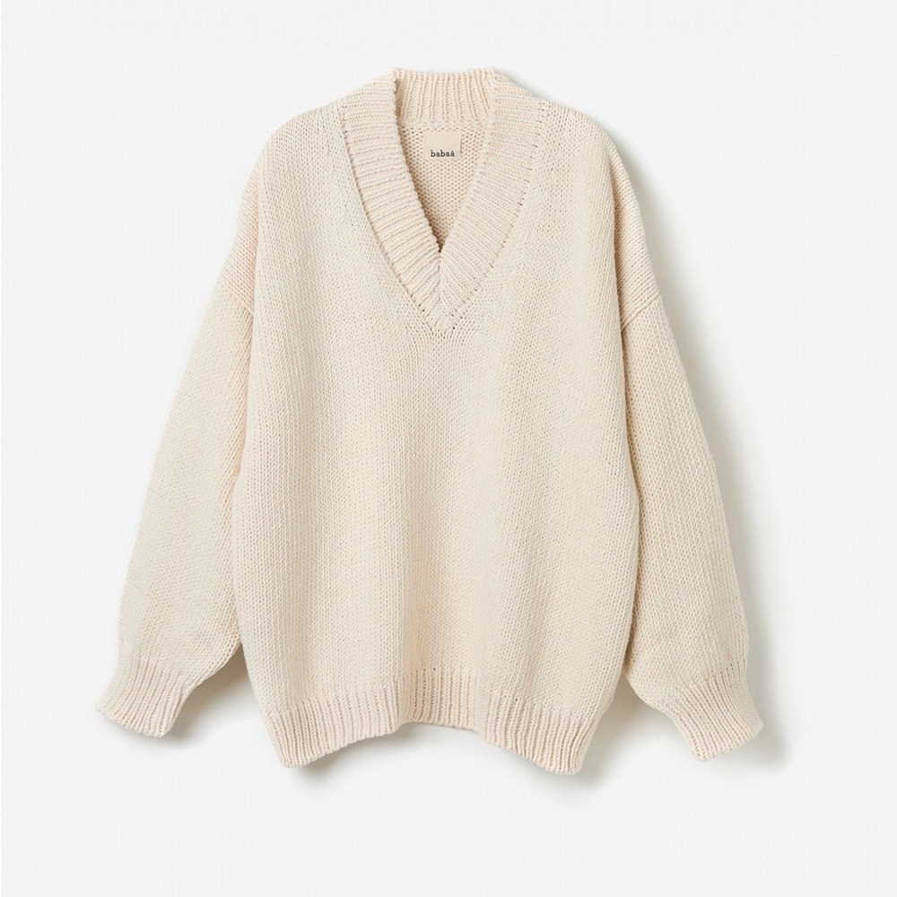 Babaa jumper no64 natural. NWT O/S